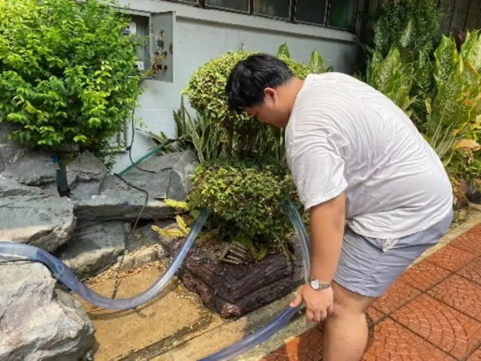 โครงการปรับปรุงภูมิทัศน์สวนหย่อม บริเวณศาลและภายในลานอเนกประสงค์ อาคาร 52 คณะครุศาสตร์อุตสาหกรรม