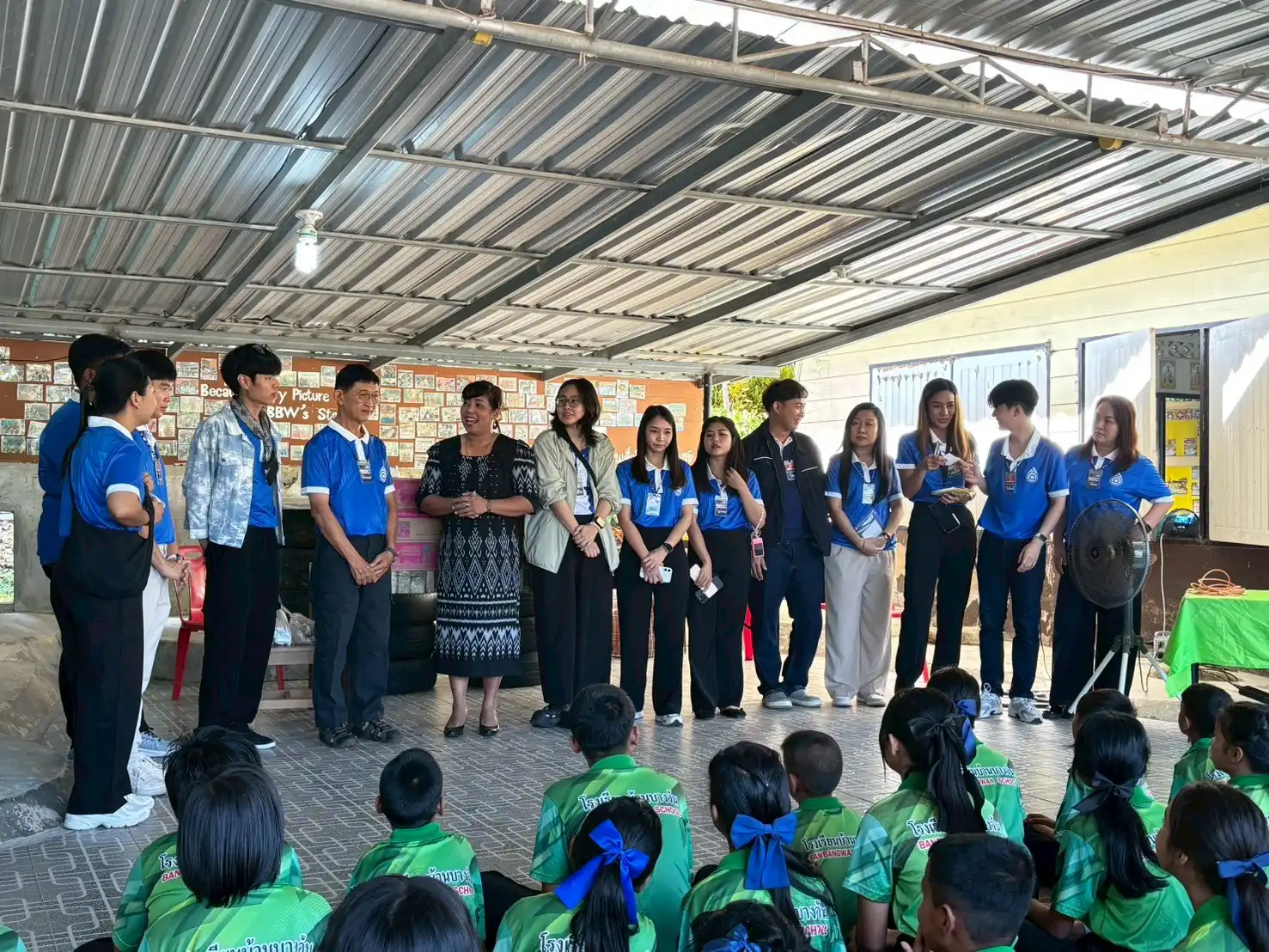 ครุศาสตร์เทคโนโลยีร้อยน้ำใจให้ชุมชน