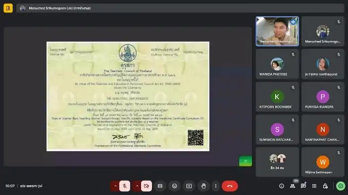 โครงการพัฒนานักศึกษาวิชาชีพครูช่างอุตสาหกรรมยุคใหม่ กิจกรรมพัฒนาความเป็นครู ส่งเสริมเส้นทางสู่ครูช่างมืออาชีพ