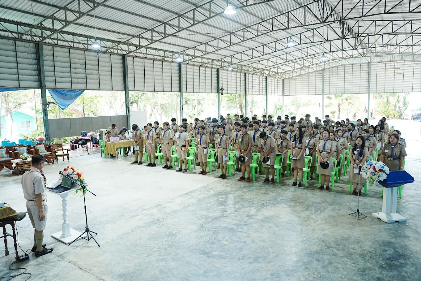 โครงการฝึกอบรมผู้กำกับลูกเสือวิสามัญ ขั้นความรู้ทั่วไปและขั้นความรู้เบื้องต้น ปีการศึกษา 2568