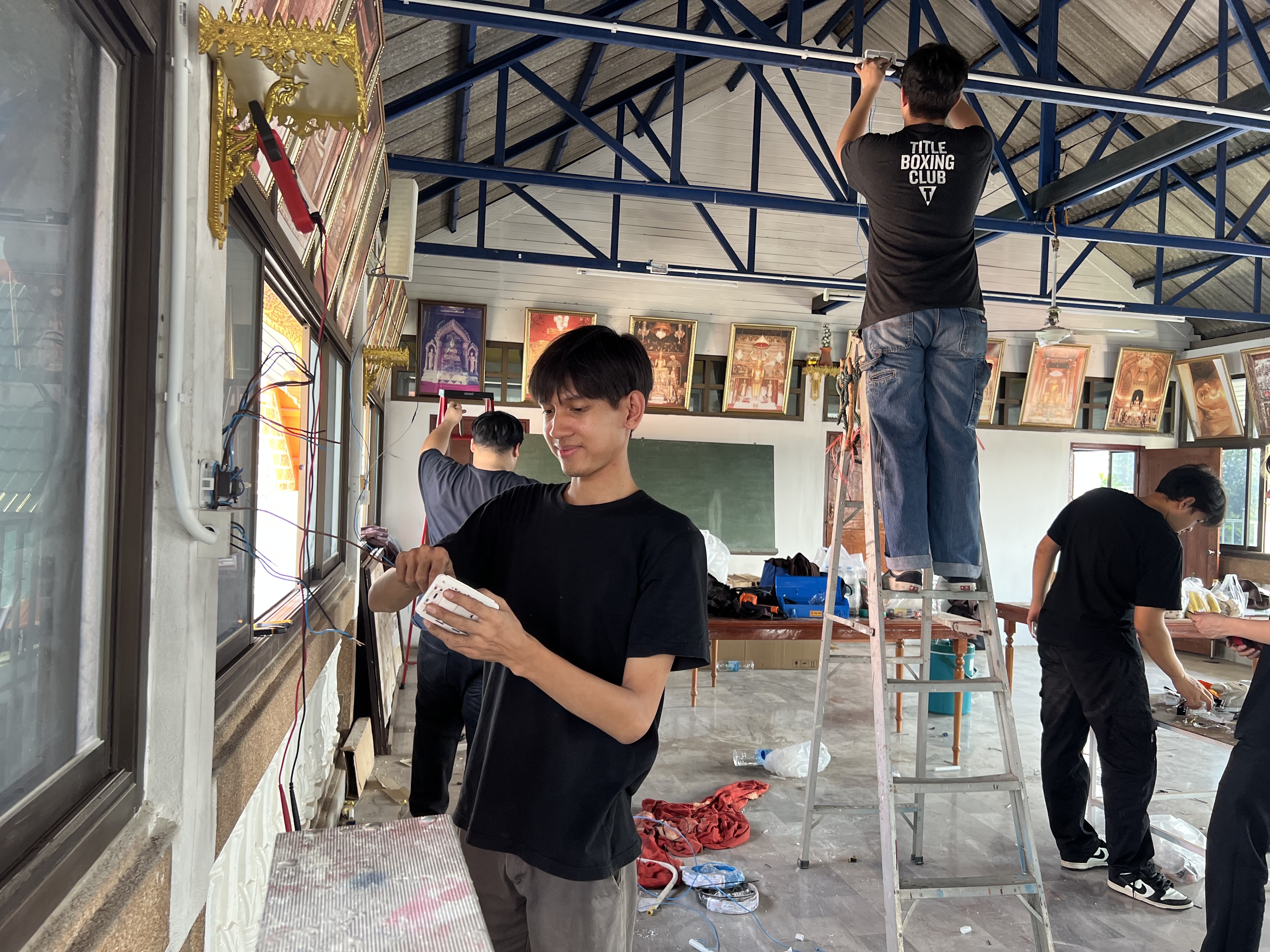 โครงการ "ปรับปรุงระบบไฟฟ้าและแสงสว่าง วัดเลียบราษฎร์บำรุง" 